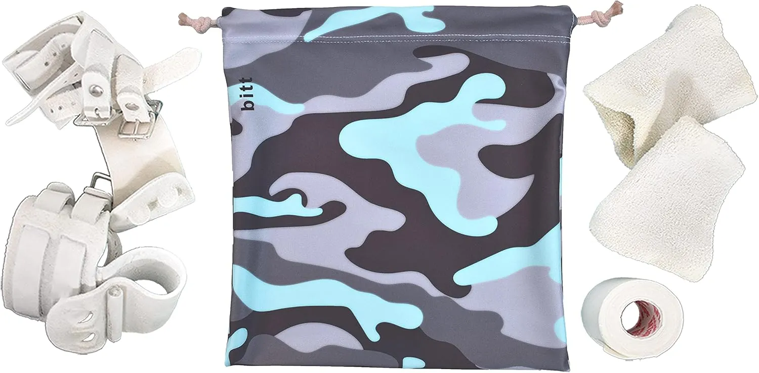 Gymnastics Grip Bag, Camouflage for Girls Boys (Sea Glass Camo), One Size