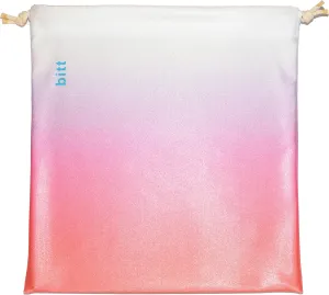 Gymnastics Grip Bag - Ombre Colors with Crystals Option (Coral Purple White Ombre), One Size