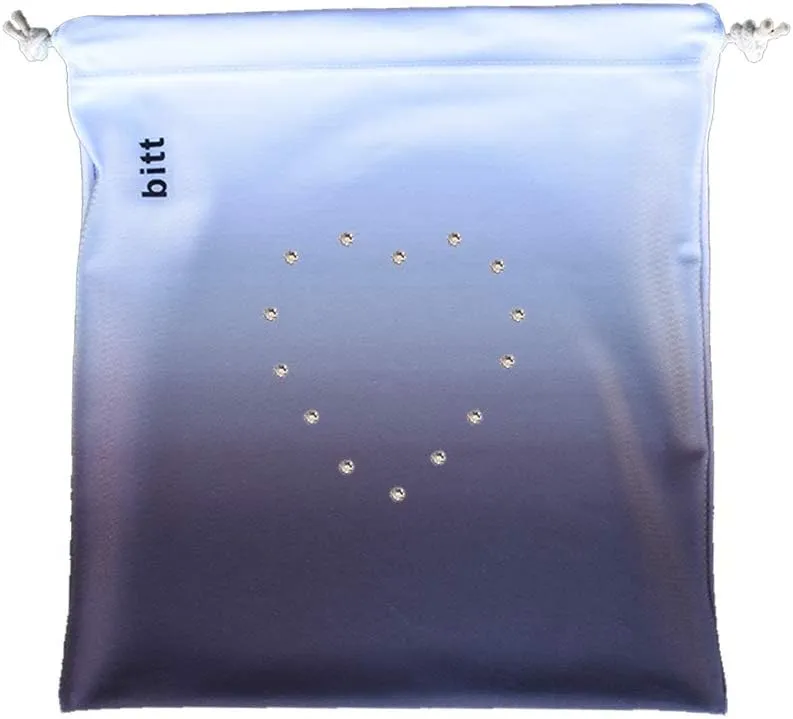 Gymnastics Grip Bag - Ombre Colors with Swarovski Crystals Option (Black Ombre)