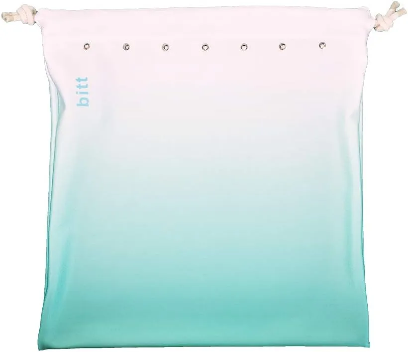 Gymnastics Grip Bag - Ombre Colors with Swarovski Crystals Option (Mint Green Ombre)