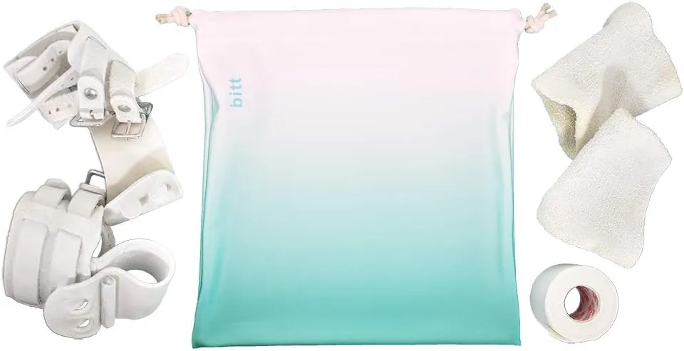 Gymnastics Grip Bag - Ombre Colors with Swarovski Crystals Option (Mint Green Ombre)