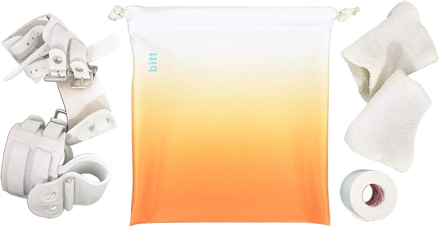 Gymnastics Grip Bag - Ombre Colors with Swarovski Crystals Option (Orange Ombre)