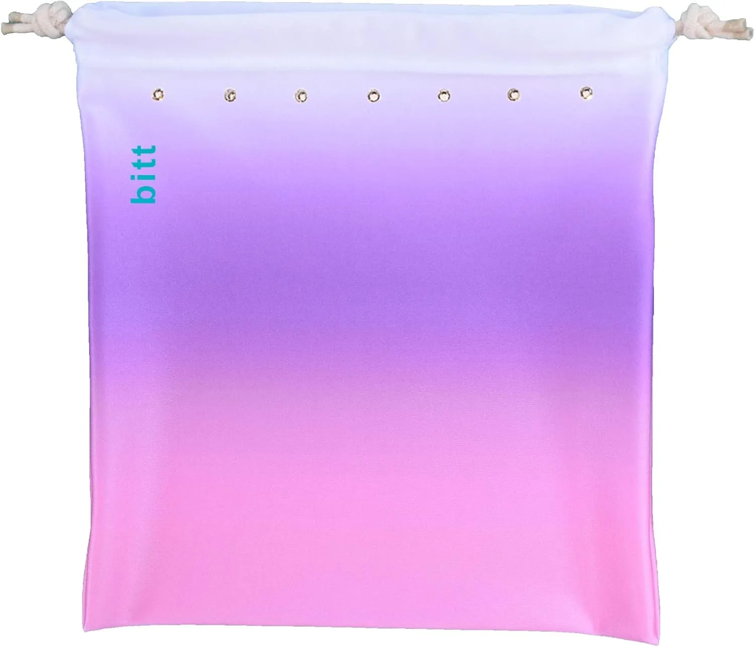 Gymnastics Grip Bag - Ombre Colors with Swarovski Crystals Option (Pink & Purple Ombre)