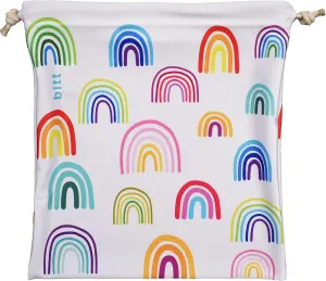 Gymnastics Grip Bag - Personalized Bag or Plain, with Crystals option (Rainbows Plain), One_Size