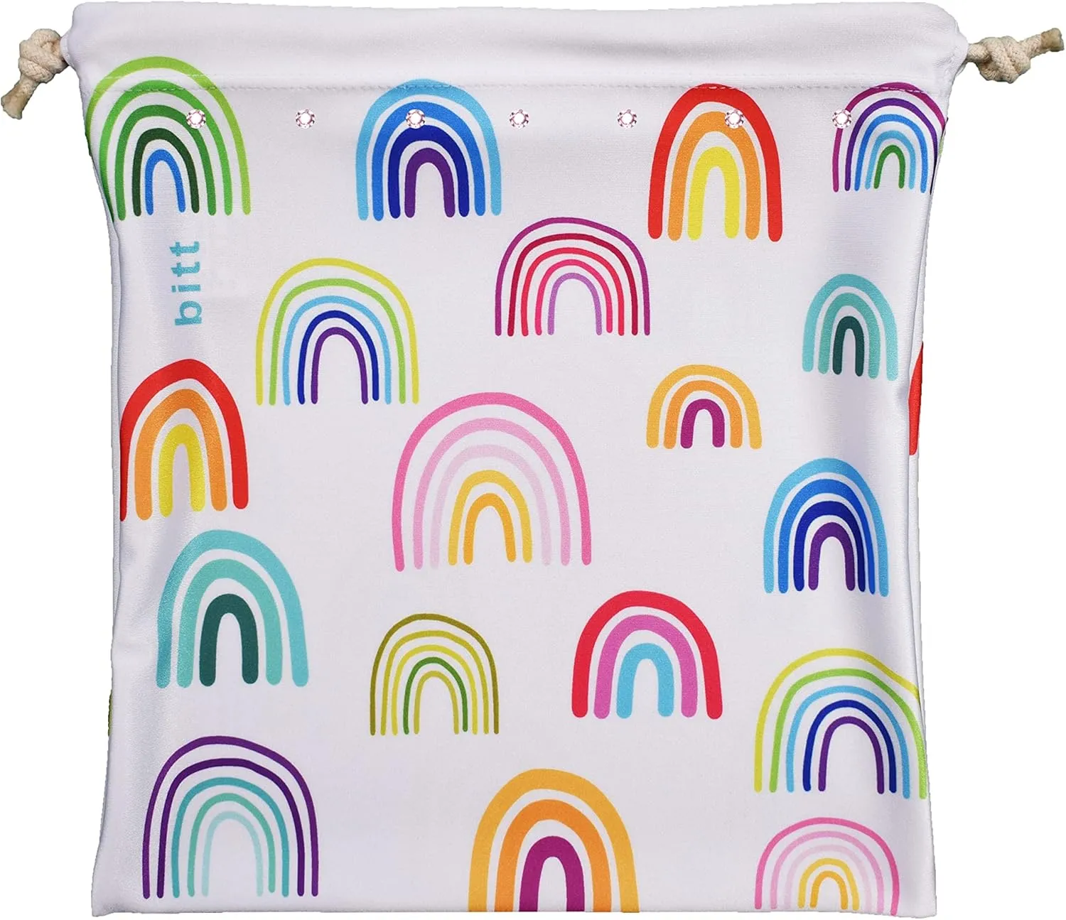 Gymnastics Grip Bag - Personalized Bag or Plain, with Crystals option (Rainbows Plain), One_Size