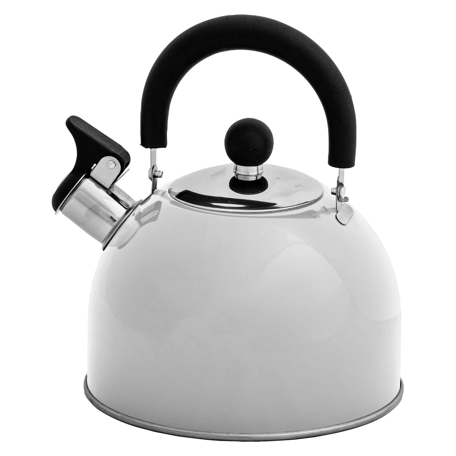 Hamilton cream stainless steel whistling kettle (2L) K0056CR