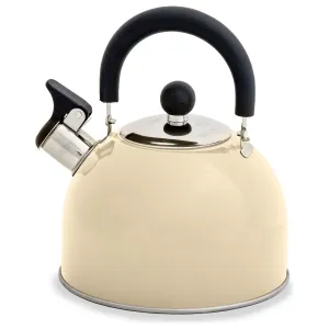 Hamilton cream stainless steel whistling kettle (2L) K0056CR
