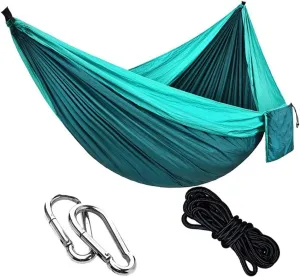 Hammock Camping Hammock - Large Double Parachute Hammock Lightweight Nylon Mens Womens Kids, Camping Accessories Gear Swing