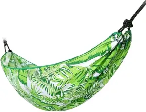 Hammock Camping Hammock Portable Double Polyester Fiber Parachute Hammock Swing for Backpacking Outdoor Travel Hiking Garden Yard Recreation Hammocks for Outside (Color : D)