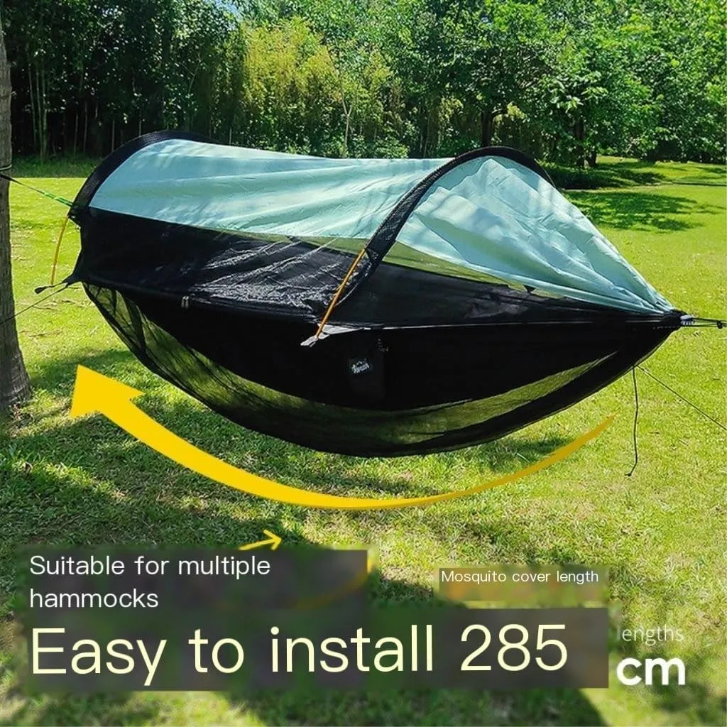 Hammock Double Bottom Anti-Mosquito Cover Outdoor Hammock Detachable Mosquito Net Camping Hammock Anti-Mosquito Net Hammock Outdoor
