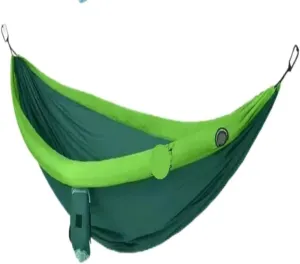 Hammock Double Inflatable Hammock Outdoor Swing Anti-Rollover Outdoor Camping Outdoor Mosquito-Proof and Durable Hammocks for Outside(Green,B)