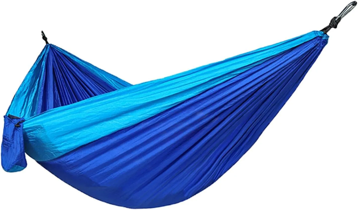 Hammock for Camping Double Hammocks Gear for The Outdoors Backpacking Survival or Travel - Dark Blue 1