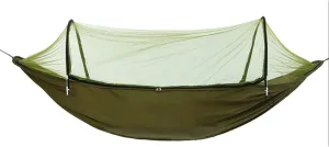 Hammock Hammock Portable Camping Hammock with Mosquito Net Double & Single Hammock Nylon Hammock for Outdoor Indoor Patio Hiking Beach for Outdoor Camping and Picnic