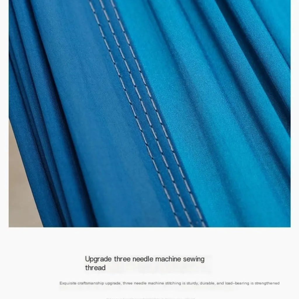 Hammock Outdoor Camping Parachute Nylon Cloth Single Double Outdoor Camping Cycling Indoor Leisure Outdoor Hammock Hammocks for Outside(Orange,B)