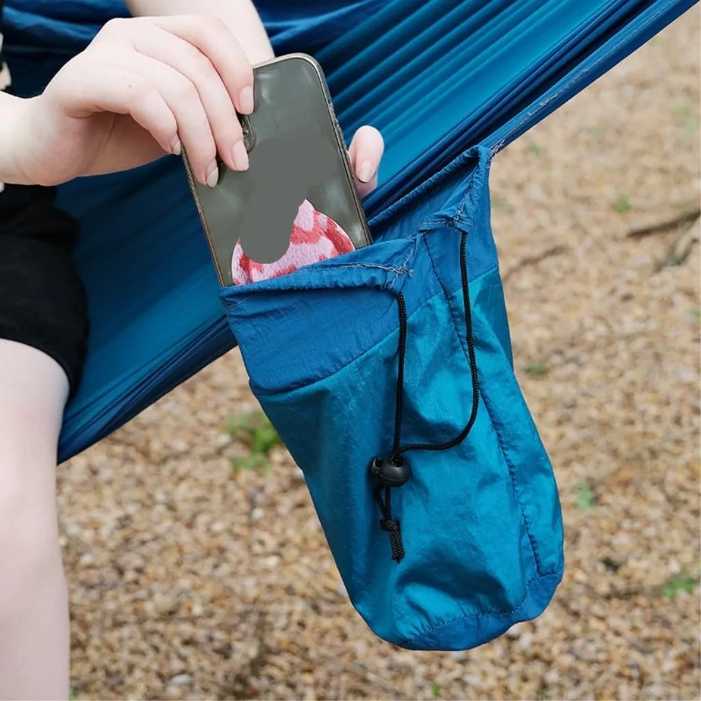 Hammock Outdoor Camping Parachute Nylon Cloth Single Double Outdoor Camping Cycling Indoor Leisure Outdoor Hammock Hammocks for Outside(Orange,B)