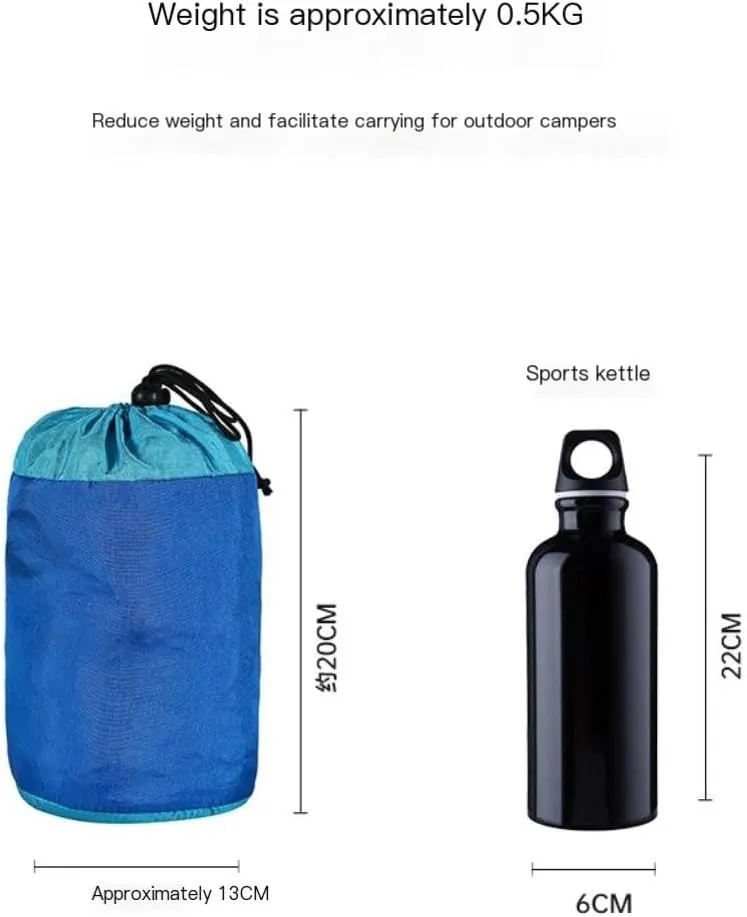 Hammock Outdoor Camping Parachute Nylon Cloth Single Double Outdoor Camping Cycling Indoor Leisure Outdoor Hammock Hammocks for Outside(Orange,B)