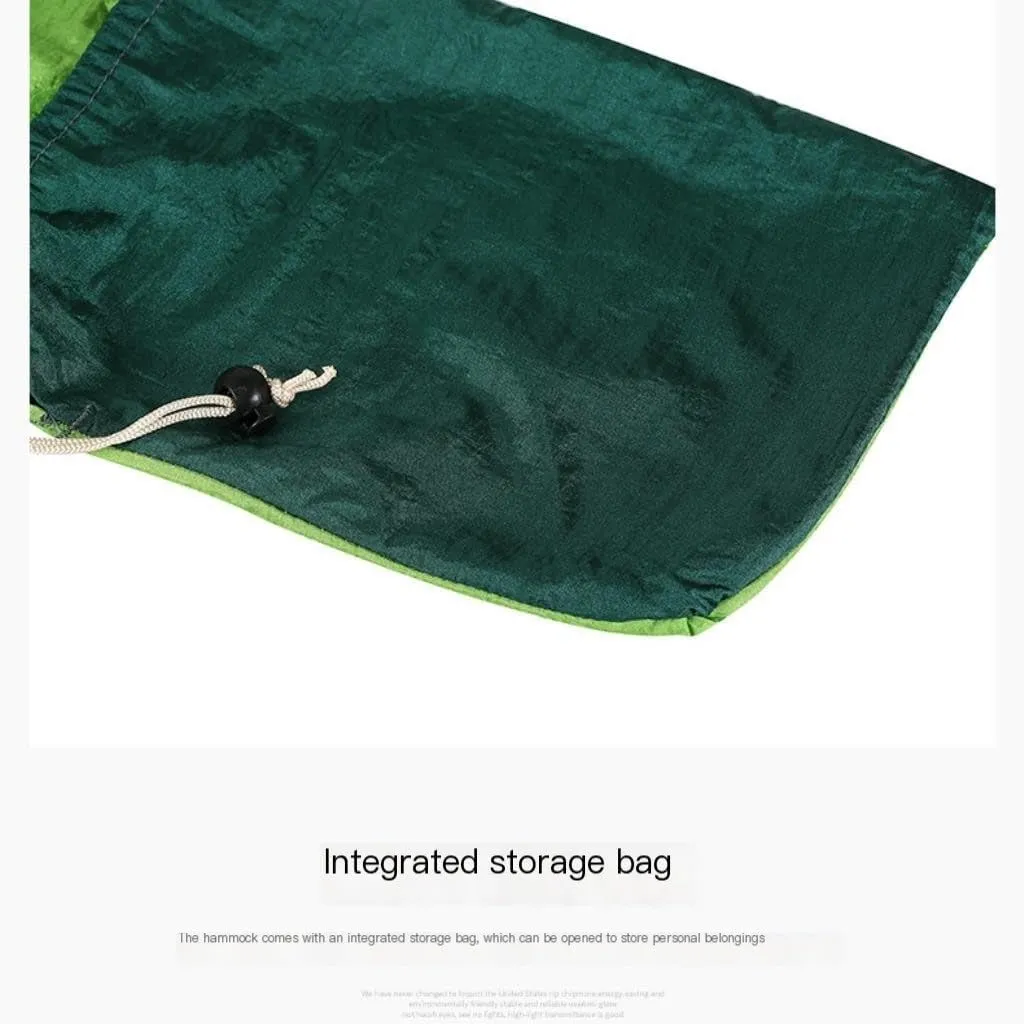 Hammock Outdoor Parachute Wholesale Hammock with Mosquito Net Anti-Mosquito Nylon Single Double Camping Hammock Hammocks for Outside(Bruin)