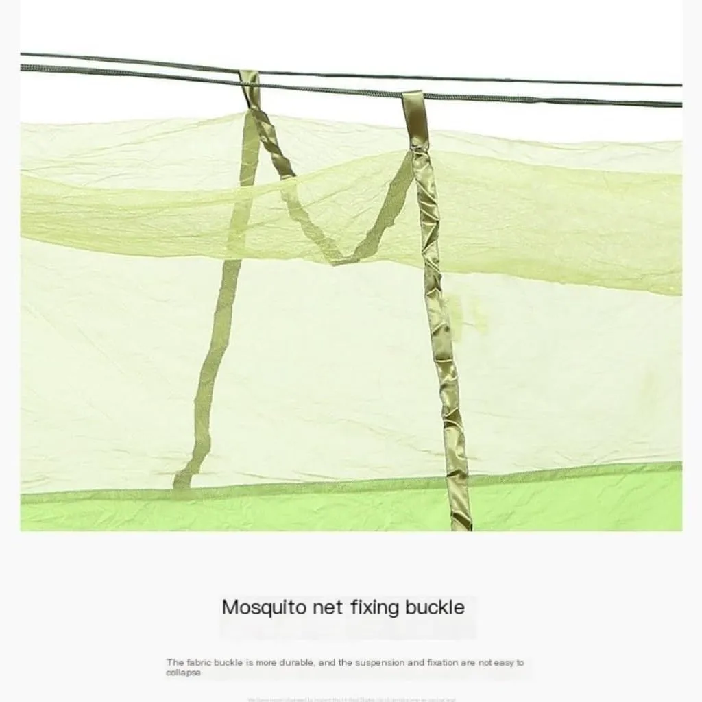 Hammock Outdoor Parachute Wholesale Hammock with Mosquito Net Anti-Mosquito Nylon Single Double Camping Hammock Hammocks for Outside(Bruin)