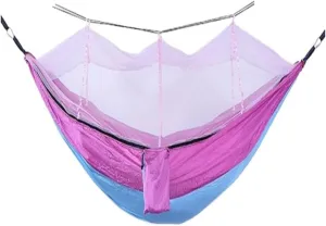 Hammock Outdoor Portable Camping Single Double Mosquito Net Hammock Anti-Mosquito Camping Mesh Mosquito Net Hammock Hammocks for Outside(F)