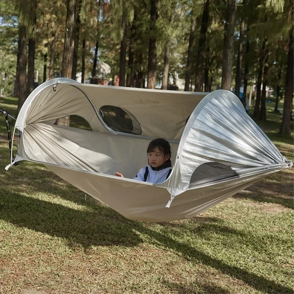 Hammock Space Capsule Outdoor Camping Hammock Anti-Mosquito Sunscreen Outdoor Double Swing with Mosquito Net Hammock Hammocks for Outside