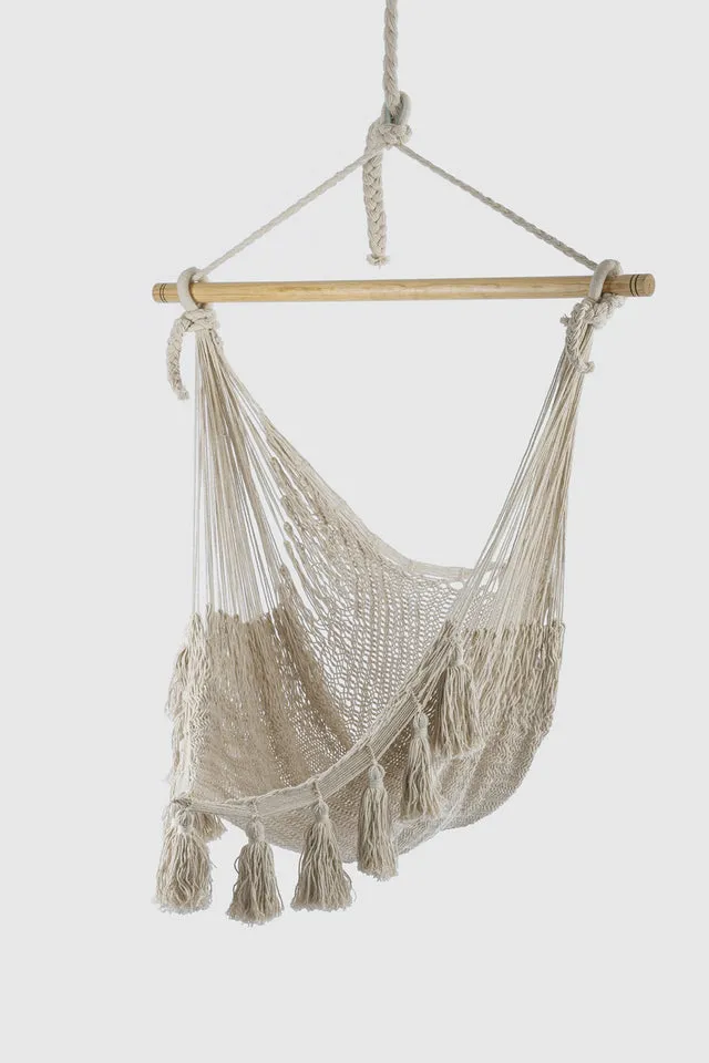 Hammock Swing Chair In Plain Cream