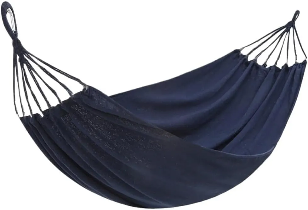 Hammocks Beige Hammock Outdoor Swing Summer Camping W Anti-Rollover Home Indoor Single Double Adult Dormitory Camping Hammocks(Blue,A)
