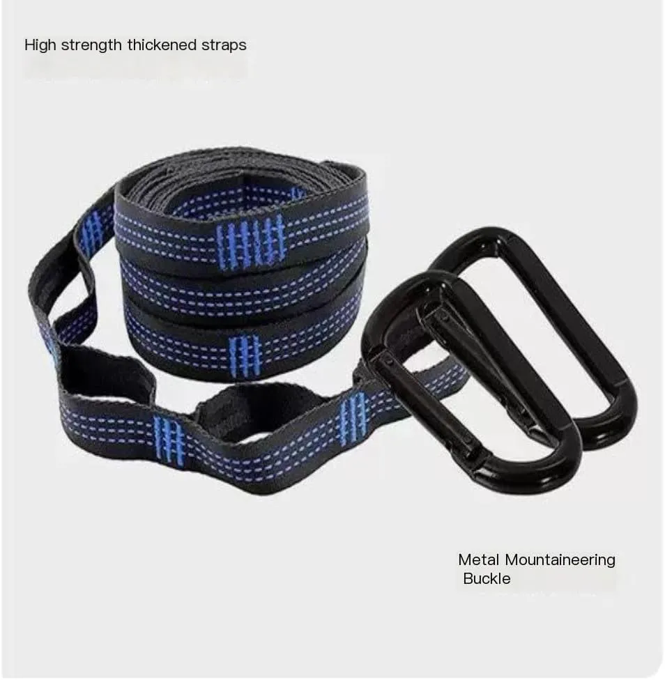 Hammocks Double Inflatable Hammock Outdoor Swing Anti-Rollover Outdoor Camping Outdoor Mosquito-Proof and Durable Camping Hammocks(Blue,A)