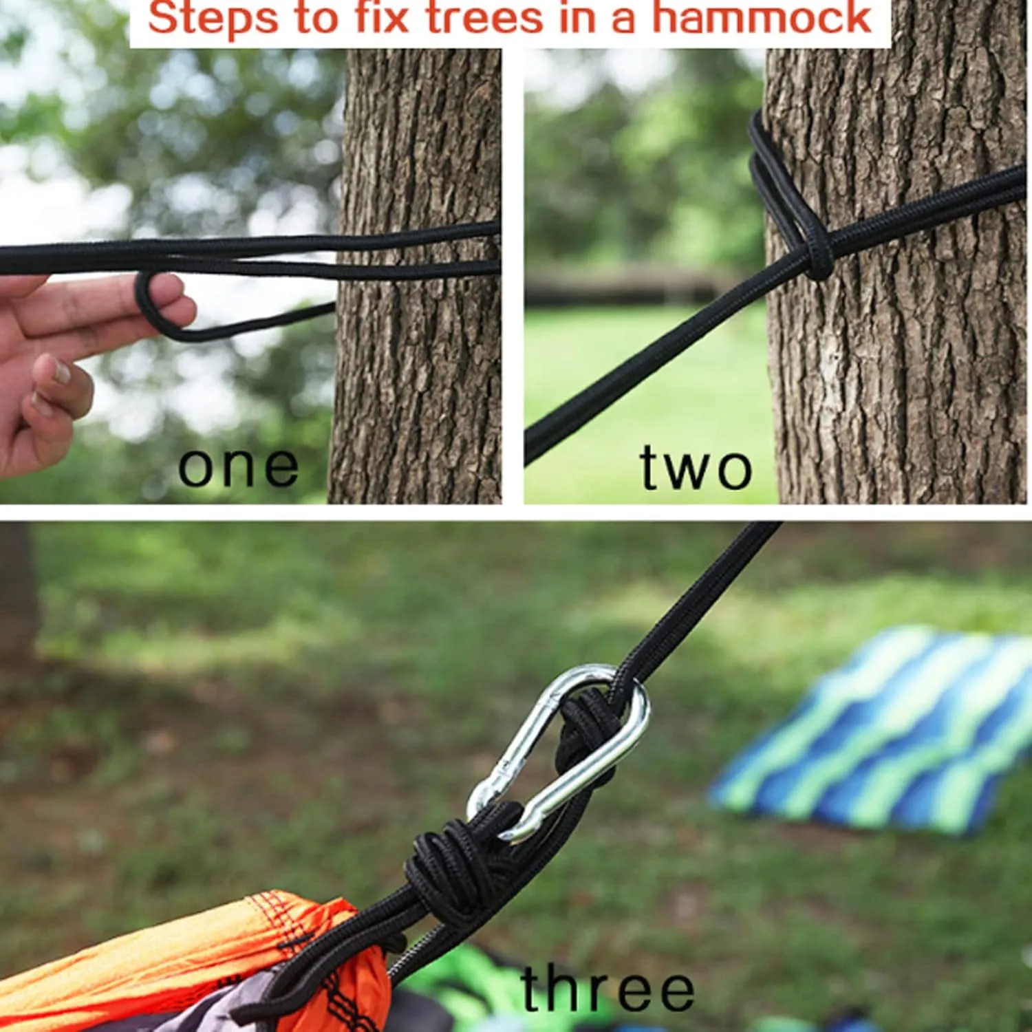Hammocks Hammock Camping Hammock with Two Ropes Two Carabiners Storage Bag Double Portable Hammocks for Travel Beach Backpacking Outdoor Hammock