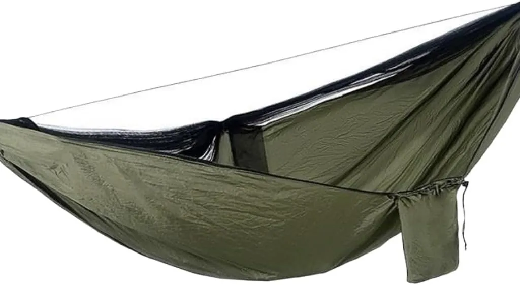 Hammocks Mosquito Net Automatic Quick Opening Anti-Mosquito Hammock Outdoor Double Parachute Mosquito Net Hammock Camping Hammocks(E)