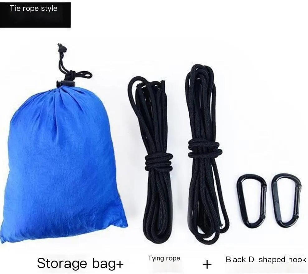 Hammocks Outdoor Double Hammock Camping Single 210T Swing Hammock Nylon Outdoor Hammock Outdoor Parachute Cloth Camping Hammocks(220 * 90cm)