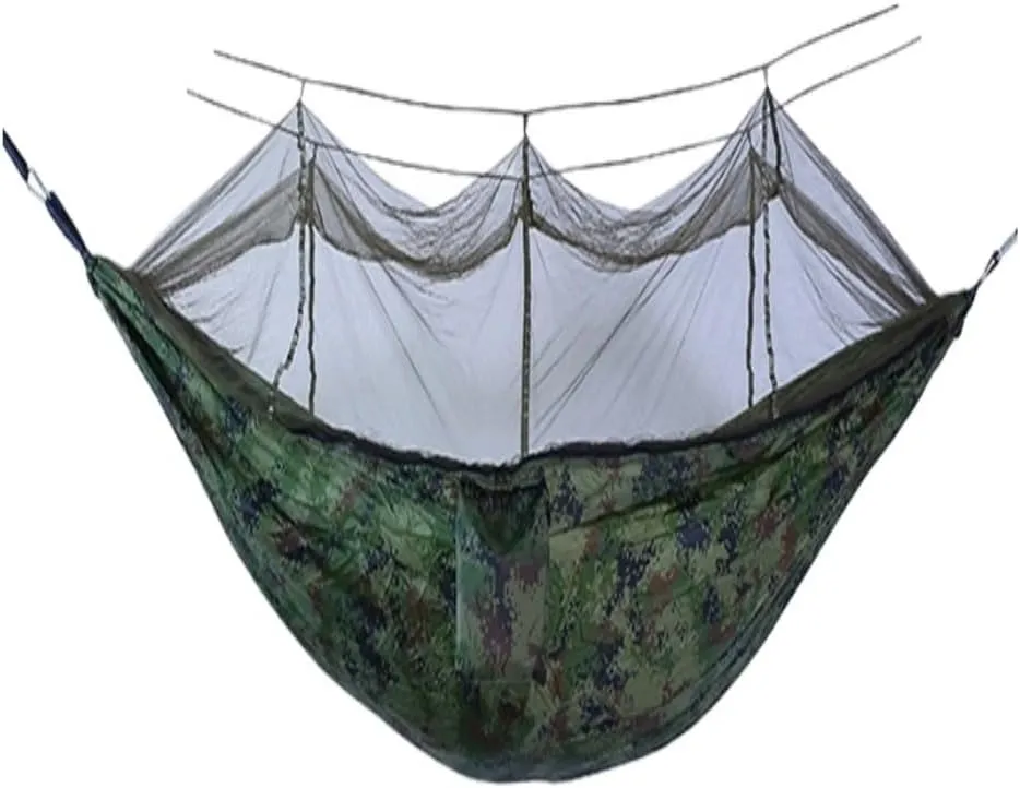 Hammocks Outdoor Portable Camping Single Double Mosquito Net Hammock Anti-Mosquito Camping Mesh Mosquito Net Hammock Camping Hammocks(E)
