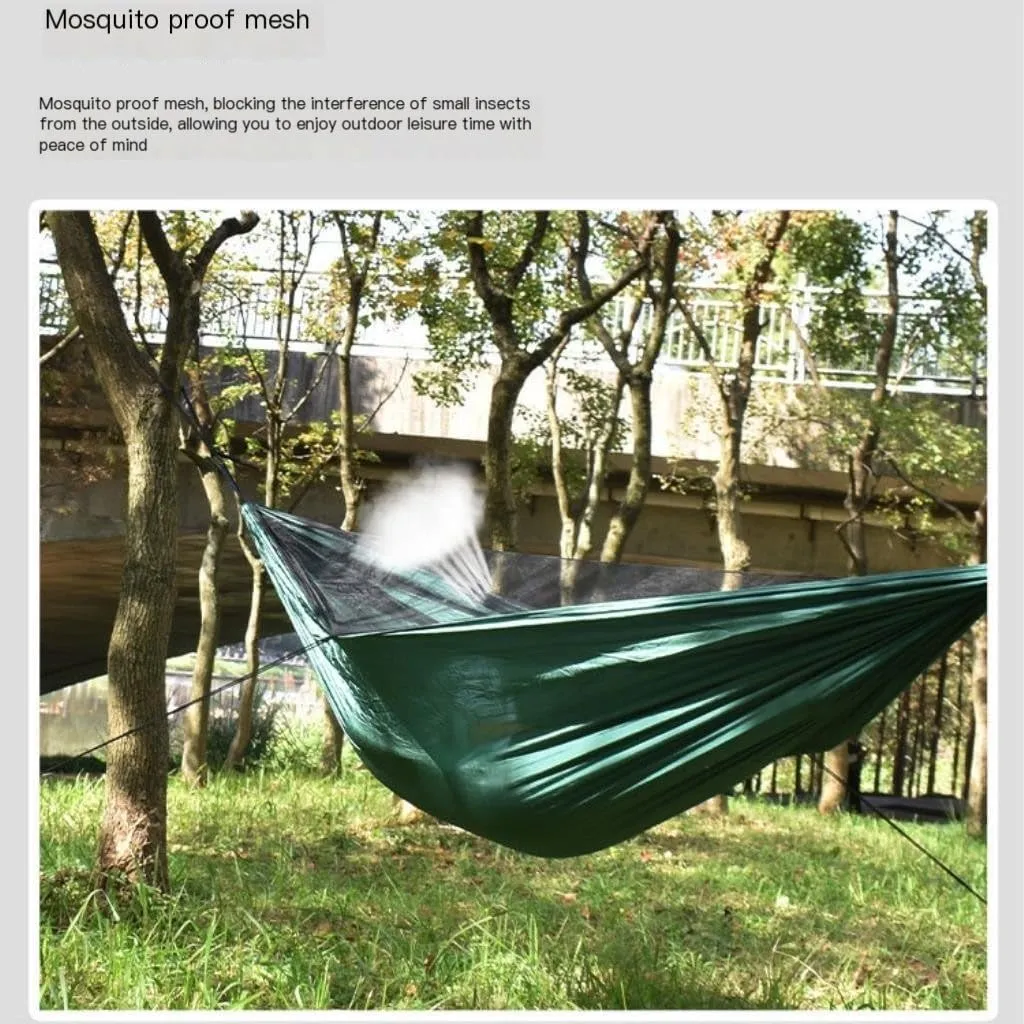 Hammocks Outdoor Thickened Canvas Outdoor Bent Wooden Stick Hanging Sheet Double Hammock Swing Dormitory Camping Camping Hammocks(B)