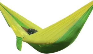 Hammocks Outdoor Thickened Canvas Outdoor Bent Wooden Stick Hanging Sheet Double Hammock Swing Dormitory Camping Camping Hammocks(B)