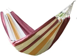 Hammocks Thickened Cotton Canvas Camping Hammock Sheets Double Hammock Outdoor Camping Swing Dormitory Hanging Chair Camping Hammocks(D)