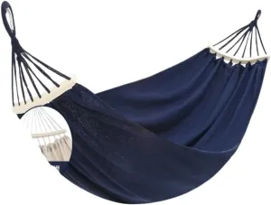 Hamock Beige Hammock Outdoor Swing Summer Camping W Anti-Rollover Home Indoor Single Double Adult Dormitory Hanmock(Blue,D)