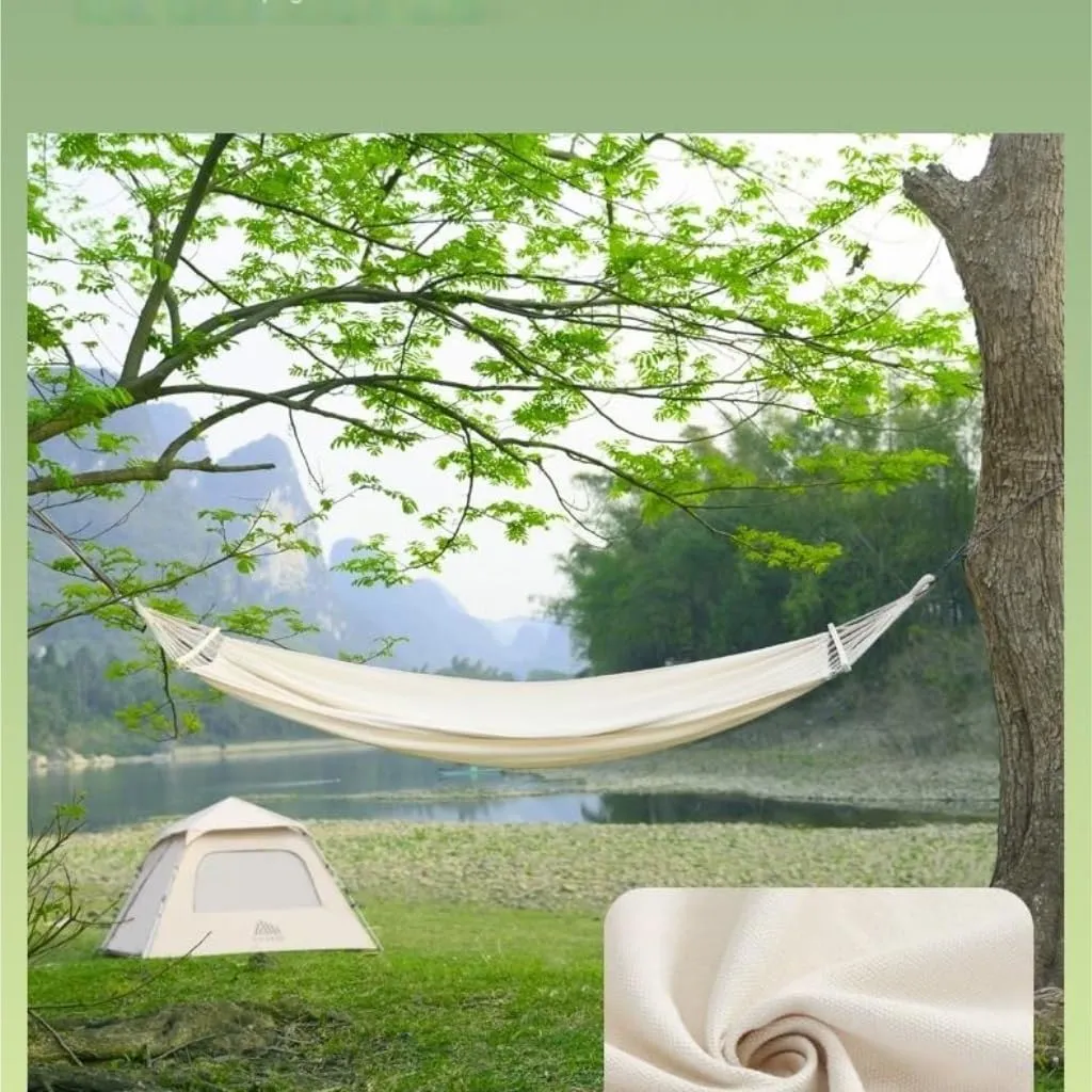 Hamock Hammock Outdoor Swing Camping Single Double Bedroom Adult Sleeping Anti-Rollover Thickened Hanging Chair Hanmock(Blue,B)