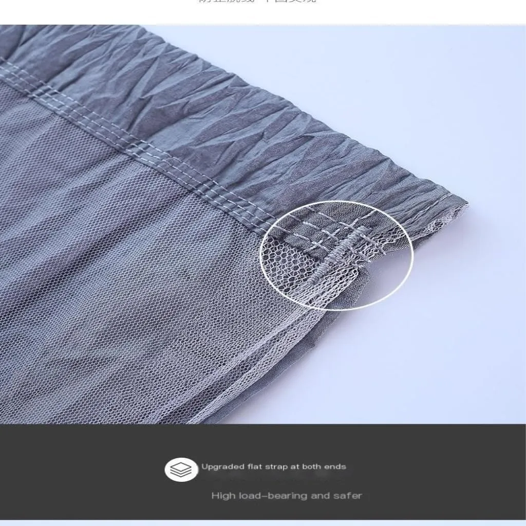Hamock Outdoor Camping Mosquito Net Hammock Nylon Parachute Cloth Hammock with Mosquito Net Outdoor Swing Hammock Hanmock(E)
