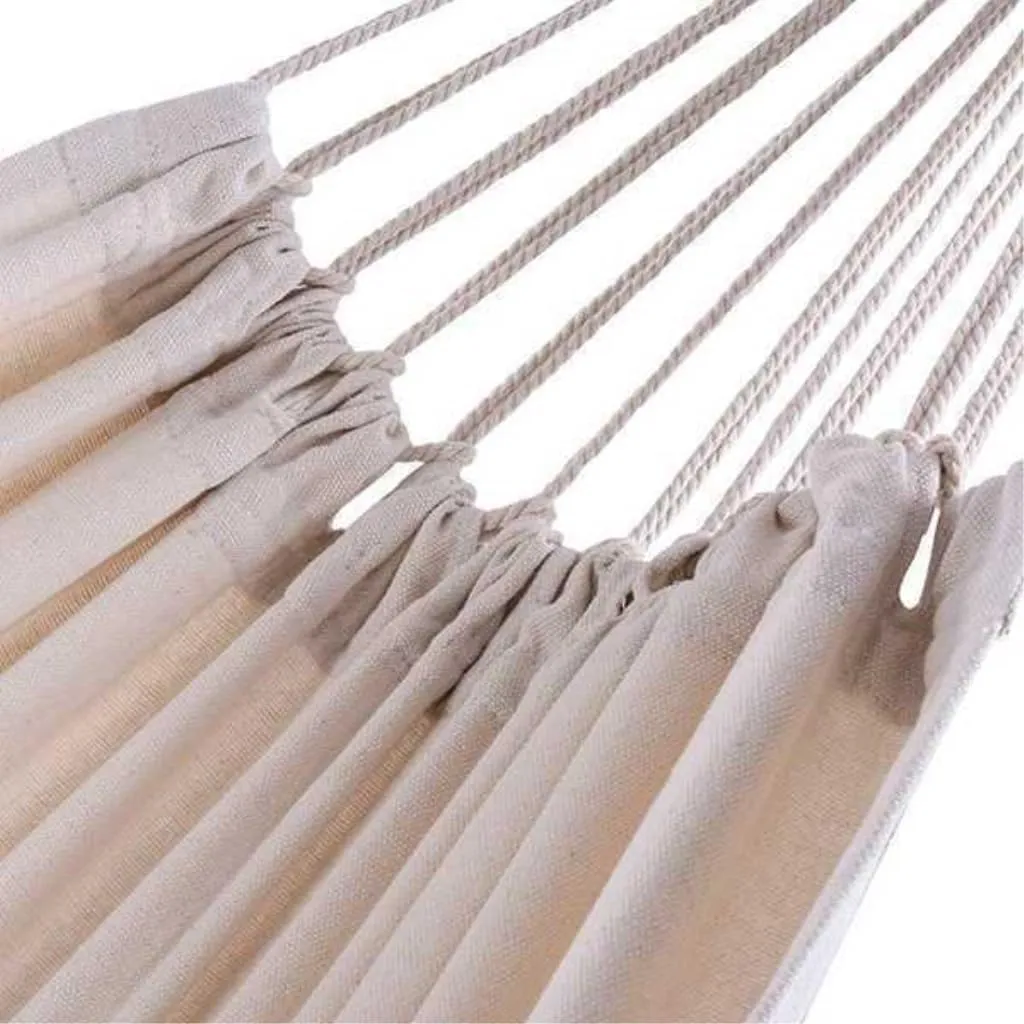 Hamock Outdoor Hammock Folding Hammock Double Outdoor Leisure Hammock Camping Thick Polyester Cotton Hammock Hanmock