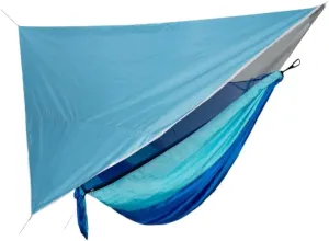 Hamock Outdoor Mosquito Net Hammock Canopy Set Outdoor Camping Quick-Open Hammock Plus Rainproof Sunshade Canopy Hanmock(F)