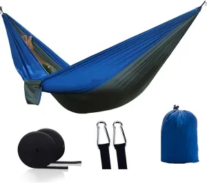 Hanging ?Chair Swing Hiking Camping Hammock, Portable Nylon Safety Parachute, Outdoor Double Leisure Hammock Hammock
