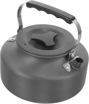 Happyyami 1.1l Camping Tea Pot Outdoor Portable Stovetop Kettle Aluminum Oxide Craftsmanship