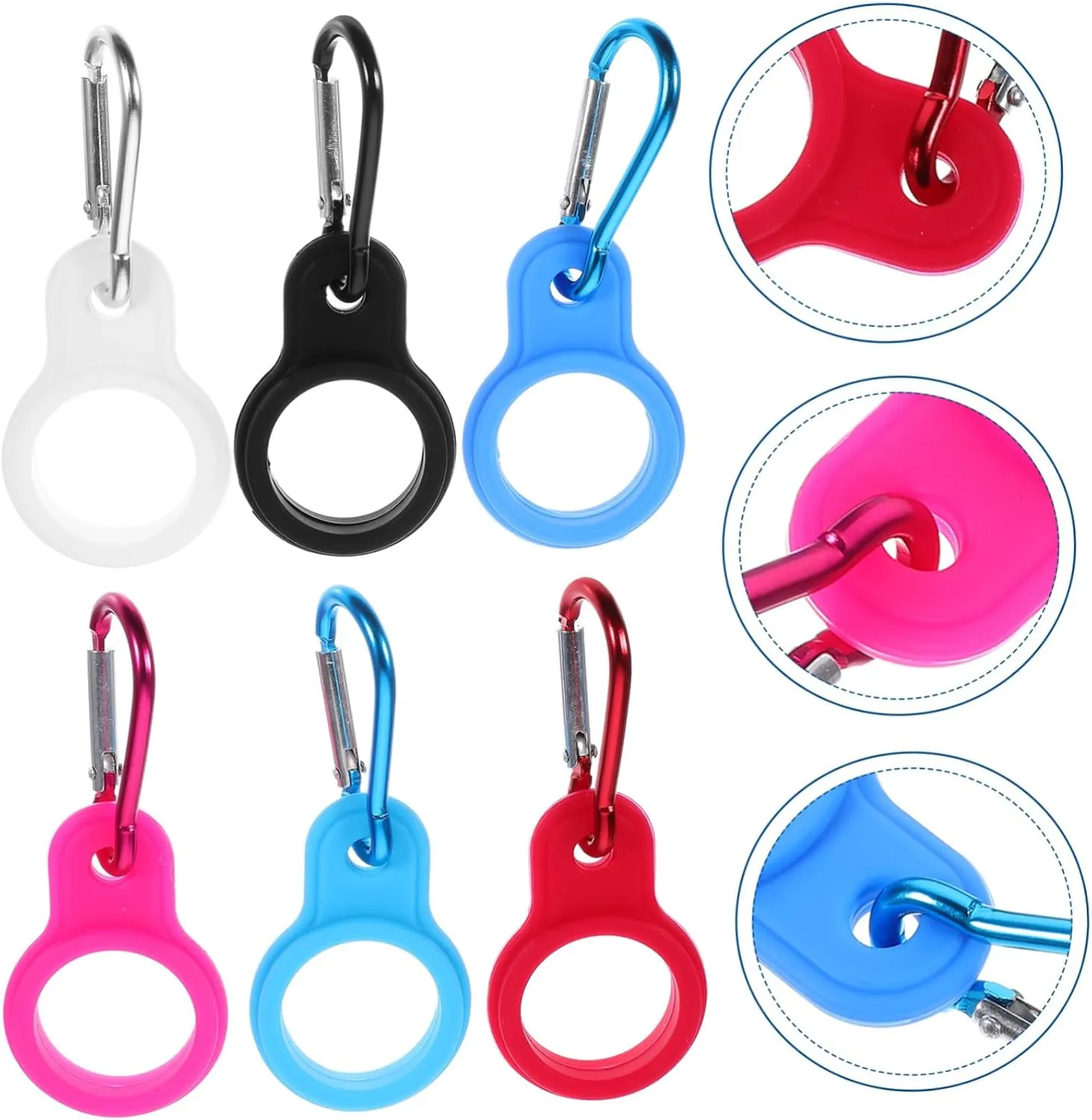 Happyyami 12 Pcs Kettle Buckle Travel Water Bottle Buckle Backpack Water Bottle Buckle Bottle Clips Convenient