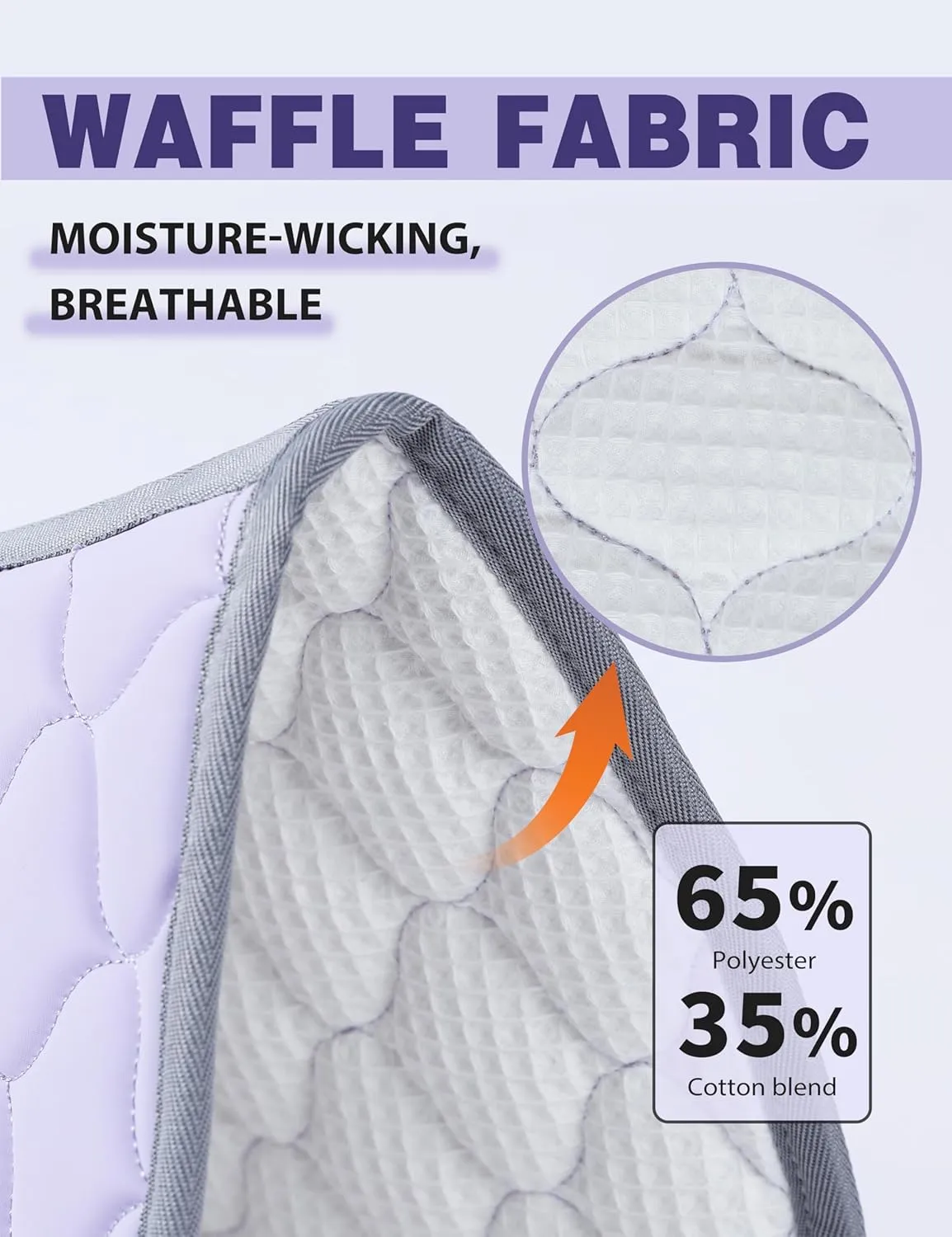 Harrison Howard Half Pad for Horse Riding Saddle Pad English Cushioning Saddle Pad Soft Breathable Pad for Horses
