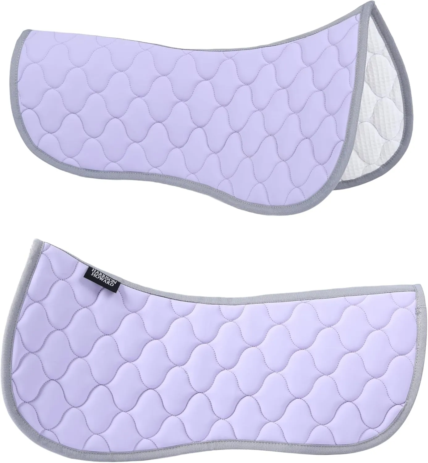 Harrison Howard Half Pad for Horse Riding Saddle Pad English Cushioning Saddle Pad Soft Breathable Pad for Horses