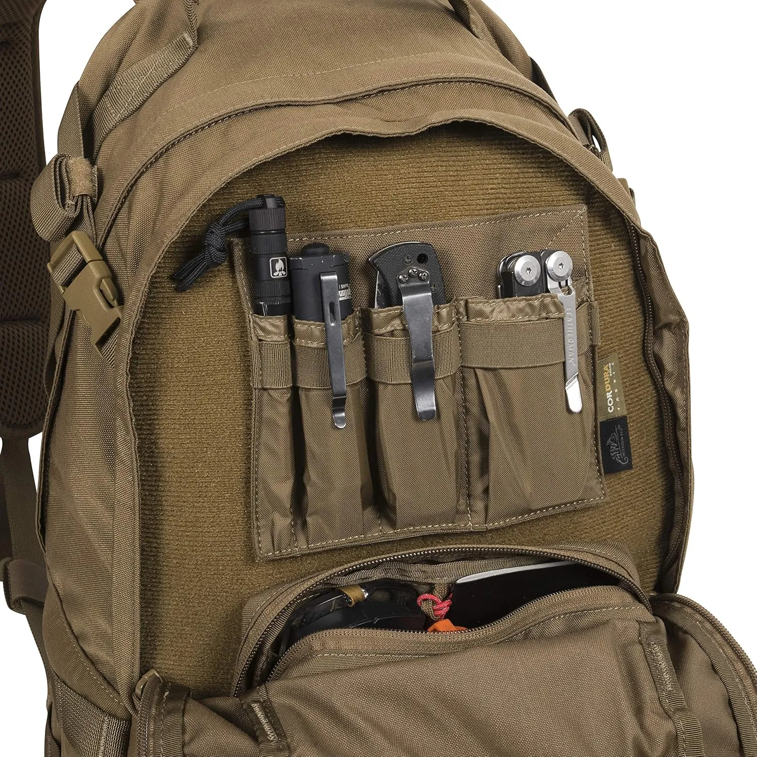 Helikon-Tex EDC Backpack Cordura 21L, Olive Green, One Size