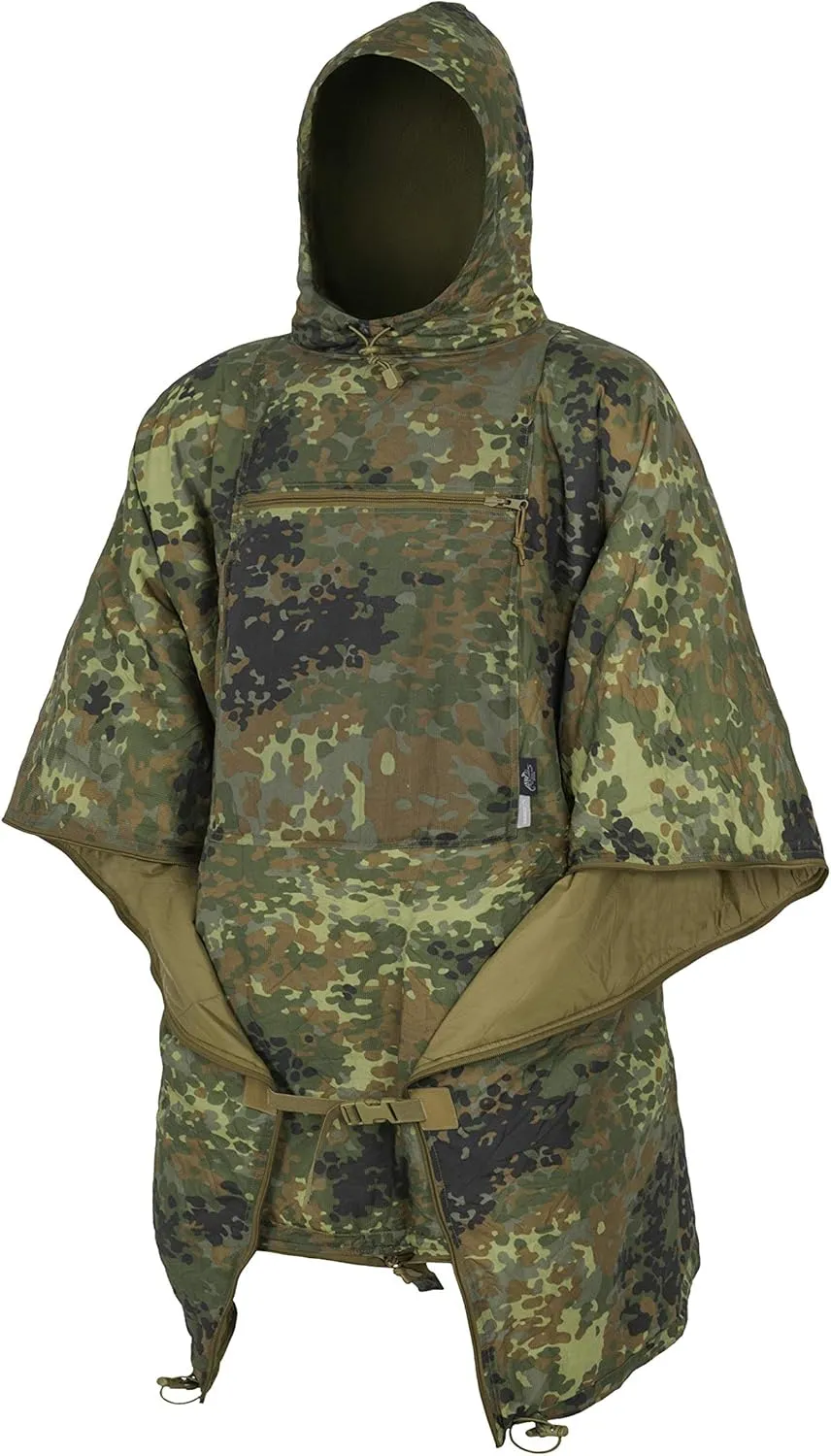 Helikon-Tex Swagman Roll Multi-Purpose Military Poncho - Emergency Poncho & Woobie Blanket & Jacket
