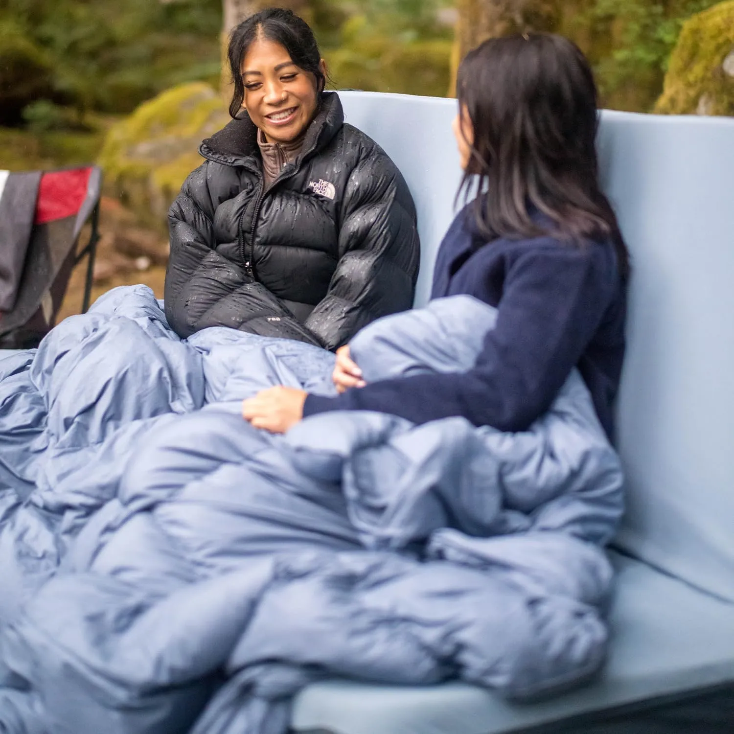 HEST Packable Down Comforter for Camping, Single Size - Warm Outdoor Puffy Blanket, Down Blanket with 50-L Tote, Hydrophobic Duck Down - Perfect for Hiking, Camping, Backpacking & Outdoor Adventures