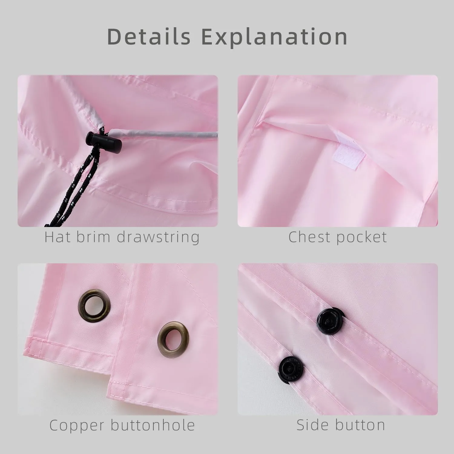 hooded waterproof raincoat, outdoor hiking, unisex, camping mat and small tent multifunctional