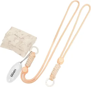HPOD Compatible with AirPods Pro Case Cover,Fashionable and Trendy Down Cotton Padded Quilted Headphone Bag with 2 Portable Rope Compatible for Airpods Pro and Airpods 3 Case (Beige Lamb)