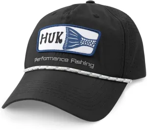 HUK Men's Patch Performance, Lightweight Fishing Hat with Anti Glare Under Visor